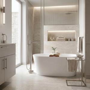 Baterie de podea Rea Clif Brush Nickel - Img 6