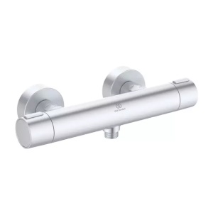 Baterie dus termostatata Ideal Standard Alu+ argintiu mat din aluminiu - Img 1