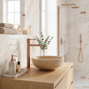 Baterie inalta pentru lavoar Rea Venti Brush Copper - Img 8
