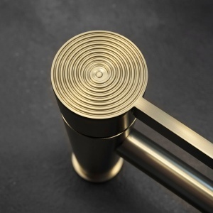 Baterie joasa pentru baie Rea Foster Brush Gold Low - Img 2