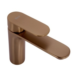 Baterie joasa pentru lavoar Rea Drop Brush Copper low - Img 4