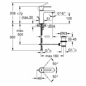 Baterie lavoar Grohe Plus S - Img 4
