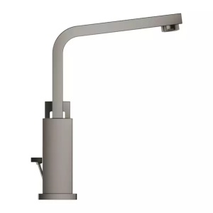 Baterie lavoar inalta Grohe Eurocube L antracit periat Hard Graphite cu ventil Pop-Up si pipa pivotanta - Img 3