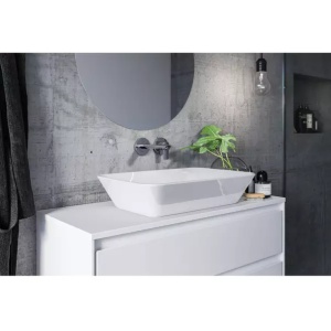 Baterie lavoar incastrata Ideal Standard Connect Air pipa 19 cm crom lucios fara corp ingropat - Img 3