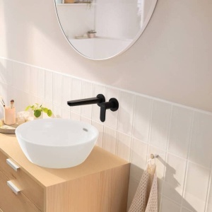 Baterie lavoar incastrata PRO HANSGROHE REBRIS S,negru mat - Img 3