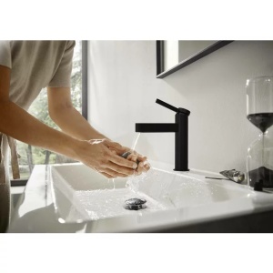 Baterie lavoar monocomanda Hansgrohe Finoris 110 crom cu ventil Pop-Up - Img 9