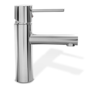 Baterie lavoar REA TESS Low Chrome LOW, Inaltime 18cm, finisaj Crom - Img 4