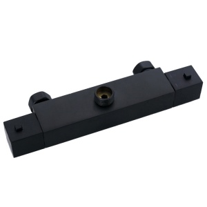 Baterie pentru dus neagra cu termostat si cu efect de ploaie T153B-BL - Img 12