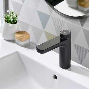 Baterie pentru lavoar FAPTER, Cu Display LCD, Culoare Negru - Img 4
