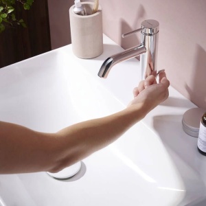 Baterie pentru lavoar Hansgrohe Tecturis S, monocomanda, crom lucios - Img 5