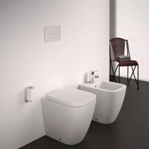 Bideu pe pardoseala Ideal Standard i.life S BTW alb lucios - Img 1