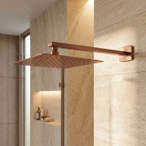 Brat de dus patrat 40cm REA Brush Copper JS-9022BRG - Img 4