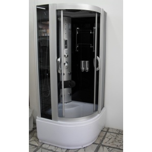 Cabina de dus cu sauna si hidromasaj MO-09911AS dimensiune 90x90cm - Img 4