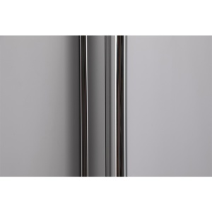 Cabina de dus din sticla securizata cu cadita de dus slim neagra KZ1180B/RIKO 90 x 90 cm - Img 11