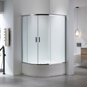 Cabina de dus din sticla securizata mata cu cadita de dus inalta Maja 115 x 85 cm - Img 2