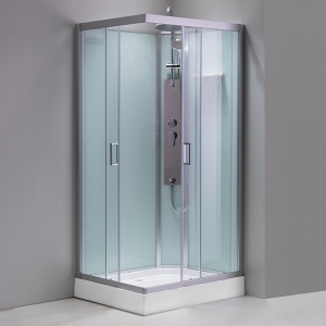 Cabina de dus dreptunghiulara cu hidromasaj si cadita inclusa montaj stanga Alma 120 x 80 cm - Img 18