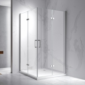 Cabina de dus dreptunghiulara cu rame cromate ZES-KZ13B, 110 x 90 cm - Img 3