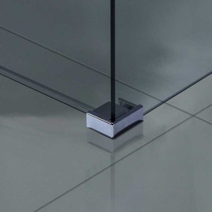 Cabina de dus dreptunghiulara din sticla securizata cu rame cromate si cadita alba inclusa KZ203C-SXL03E 120 x 80 cm - Img 10
