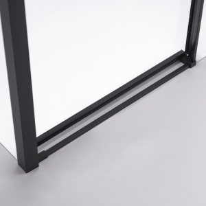 Cabina de dus dreptunghiulara din sticla securizata si rame negre Nova 120 x 80 cm - Img 10