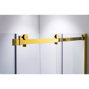 Cabina de dus dreptunghiulara KZ202B auriu 110 x 90 cm sticla 8 mm - Img 24
