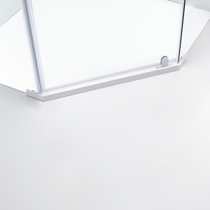 Cabina de dus KZ91B Pentagonala 90x90cm, Design Modern , Culoare Alb - Img 15