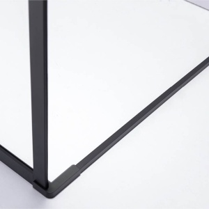 Cabina de dus patrata cu rama neagra si sticla transparenta BS10A 80 x 80 cm - Img 13