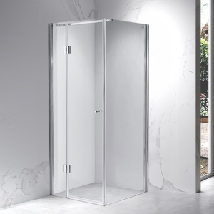 Cabina de dus patrata din sticla securizata cu rame cromate KZ1390A 80 x 80 cm - Img 5