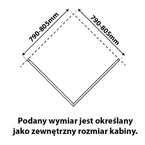 Cabina de dus patrata ZES-KZ08B-80 crom 80 x 80 cm sticla 6 mm - Img 21
