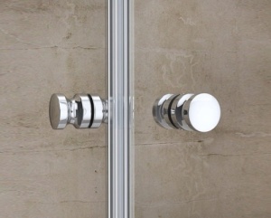 Cabina de dus pliabila Veldman Oslo Duo crom 90 x 120 cm sticla 6 mm - Img 16