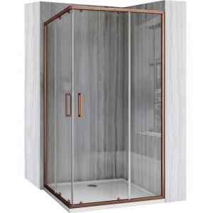 Cabina de dus Rea City 80x100 Brush Copper