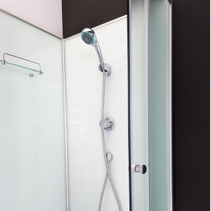 Cabina dus Semicerculara cu cadita WSH304B , sticla mata, dimensiune 90x90 - Img 5