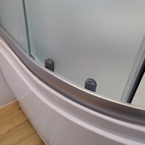 Cabina dus Semicerculara cu cadita WSH304B , sticla mata, dimensiune 90x90 - Img 15