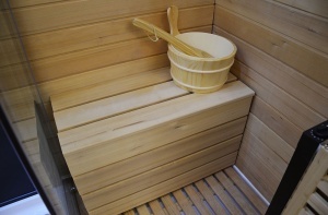 Cabina multifunctionala cu sauna uscata, sauna cu aburi si cabina de dus, montaj dreapta 180 × 110 × 223 cm - Img 4