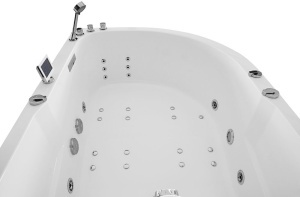 Cada asimetrica cu hidromasaj si cromoterapie SPA MUE-004A stanga 170 x 120 x 70 cm - Img 11