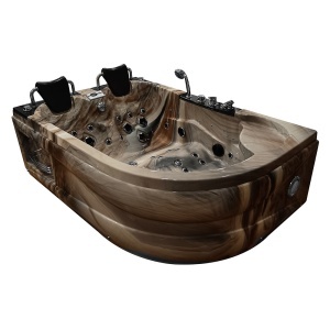 Cada cu hidromasaj pentru 2 persoane MUS-1062 Mediteranean 180 x 122 x 60 cm, montaj colt stanga