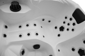 Cada cu hidromasaj rotunda, jacuzzi exterior , Pro 1346 Standard+ pentru 5 persoane 220 x 220 x 96 cm - Img 12