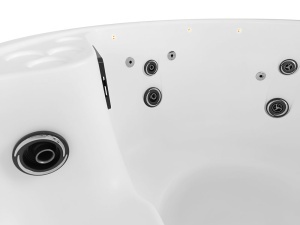 Cada cu hidromasaj rotunda, jacuzzi exterior Pro Viking Spas pentru 5 persoane 234 x 234 x 95 cm - Img 5