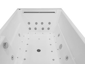 Cada de baie alba cu spa si hidromasaj MO-1806 cu LED, 180 x 110 x 60 cm - Img 5