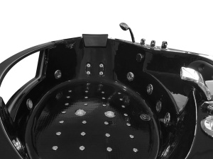 Cadă de baie cu hidromasaj BLACK SPA MO-1004 HC- cu încălzitor , 152x152x56 cm - Img 3