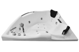 Cada de baie cu hidromasaj de colt MO-0311, 150 x 150 x 75 cm, pentru 2 persoane - Img 7