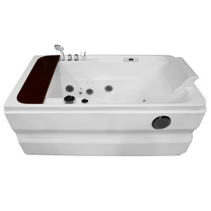 Cada de baie cu hidromasaj si SPA, alba, cu paravan sticla si dus fix, montaj dreapta 160 x 78 x 58 cm - Img 10