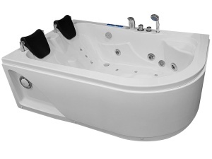 Cada de baie cu hidromasaj SPA MO-0205, 170 x 115 x 58 cm, 2 persoane, montaj stanga, alb - Img 3