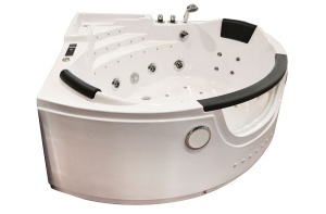 Cada de baie cu hidromasaj Turbo SPA + MO-1678, alba, 150 x 150 x 62 cm - Img 5