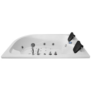 Cada de dus cu hidromasaj pentru 2 persoane si montaj stanga PRO1631 180 x 120 x 54 cm - Img 6