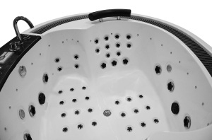 Cada SPA cu hidromasaj MUS-1099, Dimensiune 210x170x70 cm, carcasa grafit - Img 8