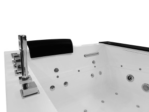 Cadă SPA Premium MO-1285 cu hidromasaj , Design modern, 180x150x72 cm - Img 15