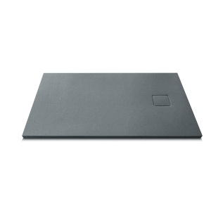 Cadita de dus din compozit de piatra Pro Exclusiv gri granit 120 x 80 x 4 cm - Img 3