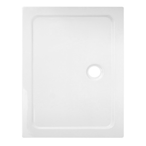 Cadita de dus dreptunghiulara slim ST05B 80x70 cm alba