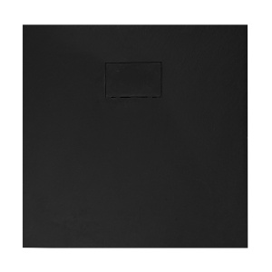 Cadita de dus MO-GD8080ES Dreptunghiulara, SMC, culoare Negru. 80X80X2.6CM - Img 2