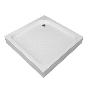 Cadita de dus patrata Pro MO-SXL02B alb 90 x 90 x 14 cm
